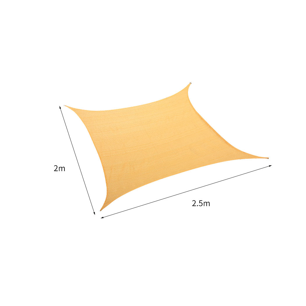 Sun Shade Sail Cloth Canopy Beige