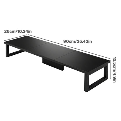 Levede Monitor Stand Dual Screen Riser Computer Monitor Stand Desk Organiser