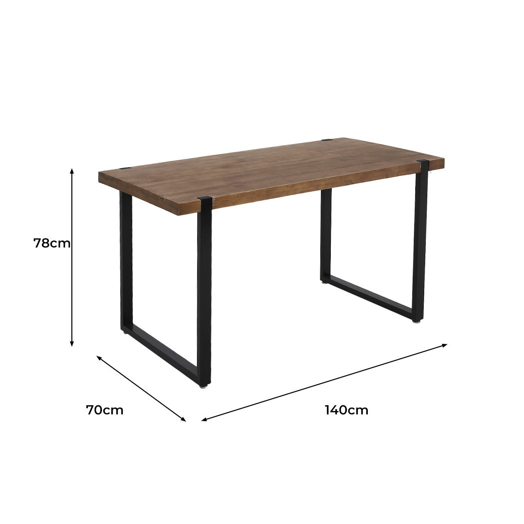 Contemporary Dining Table Industrial Wooden  Soft Cushion Classic