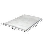 7-Zone Cool Gel Mattress Topper Single Teal Cover