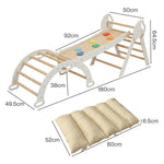 Kids Climbing Set Triangle Arch Rocker Indoor | HomeAndLiving