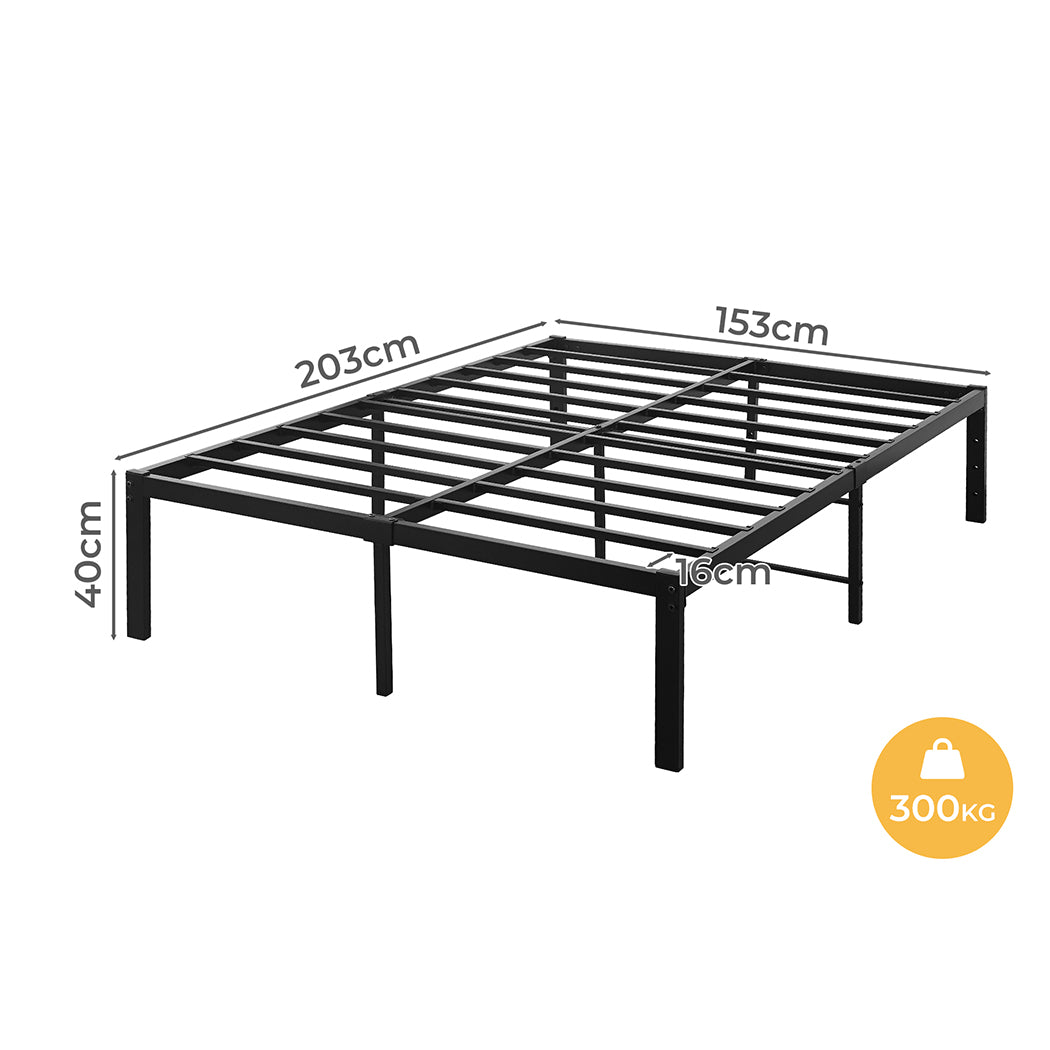 Stylish Metal Bed Frame Heavy Duty Storage Space  Premium Quality