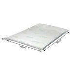 7-Zone Cool Mattress Topper Memory King Single 3 Seater