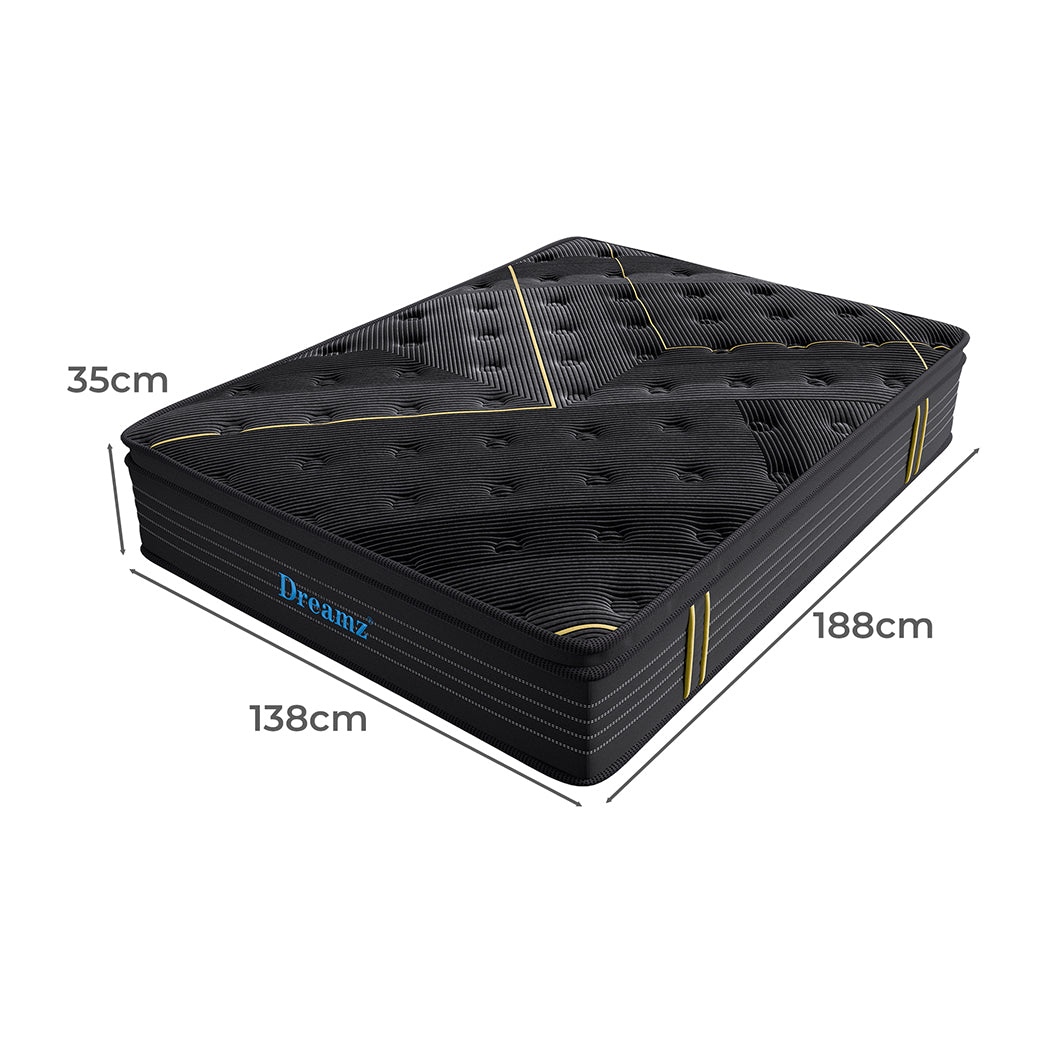 Modern Spring Mattress Bamboo Euro Top Double  Durable Frame