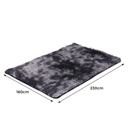 Floor Shaggy Rugs Soft Large Midnight City