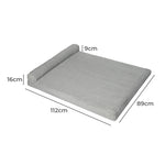 Chew-Proof Orthopedic Pet Bed (Grey)