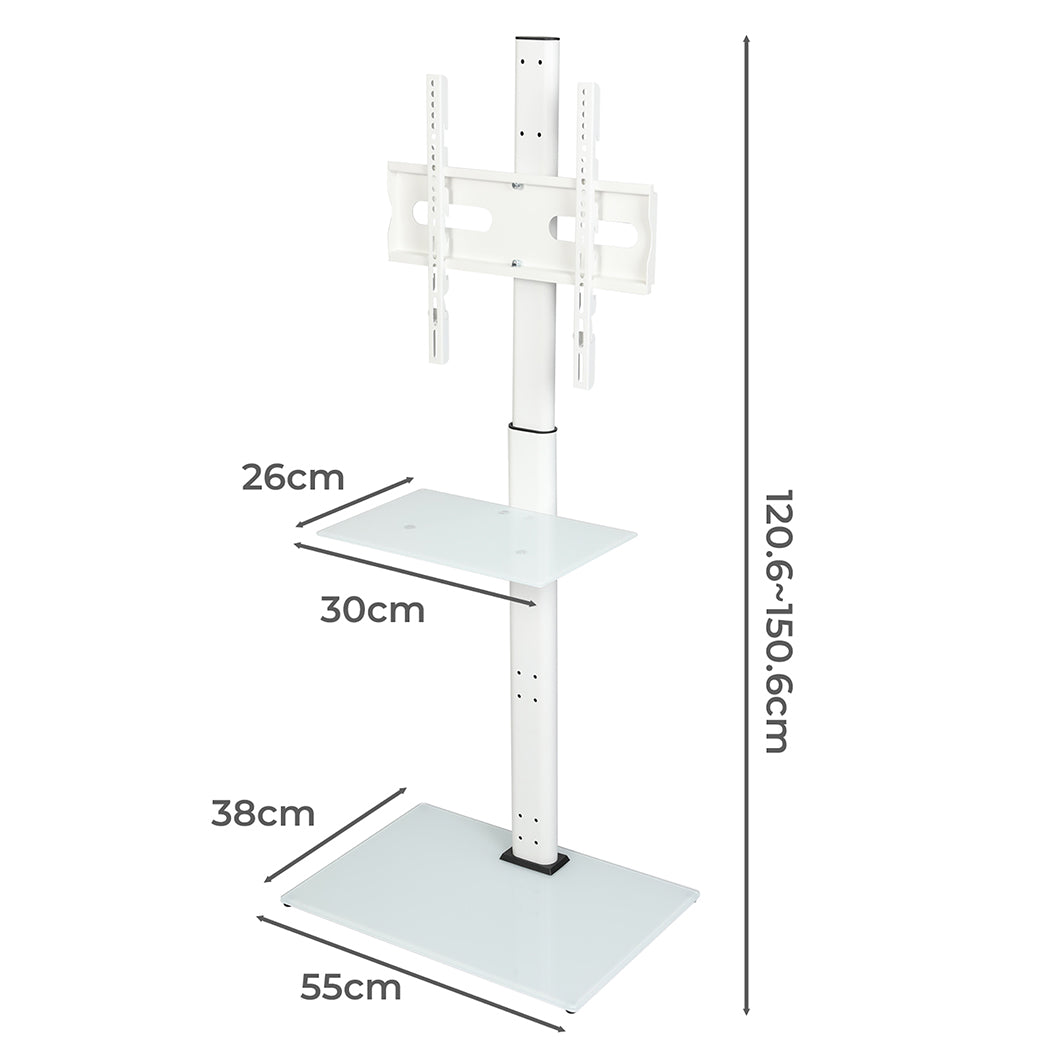 Tv Floor Stand Adjustable 100x100cm