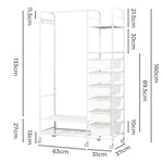 Contemporary 94CM Clothes Rack Stand Heavy Duty Hanging  Adjustable