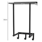 Wall Mounted Towel Rack 3 Hooks Bathroom | HomeAndLiving