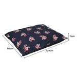 Pet Bed Washable Cushion Mat Indoor Navy