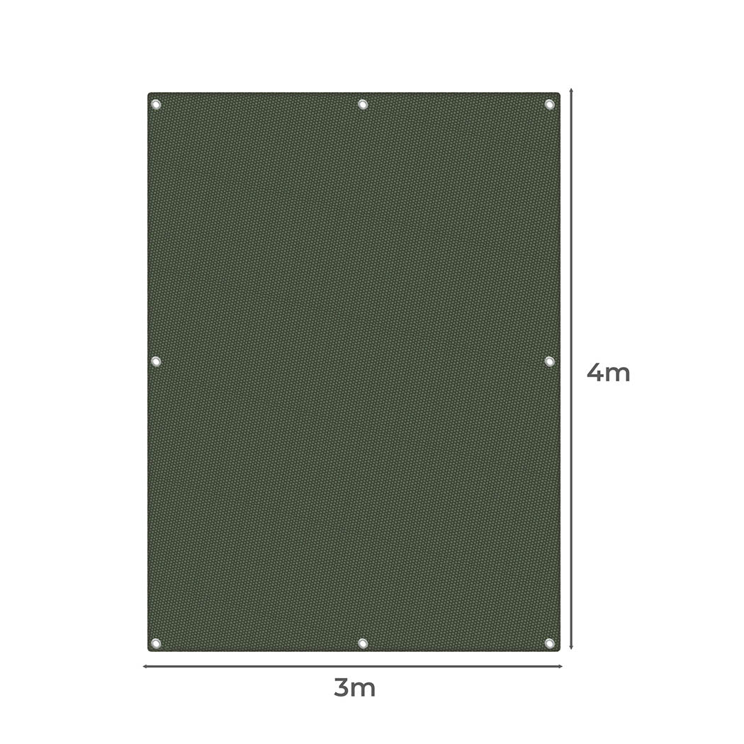 Green Tarpaulin Waterproof 4x3m 4x3cm