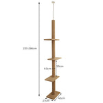 Cat Tree Tower Scratching Post Beige