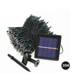 30M 300LED String Solar Powered