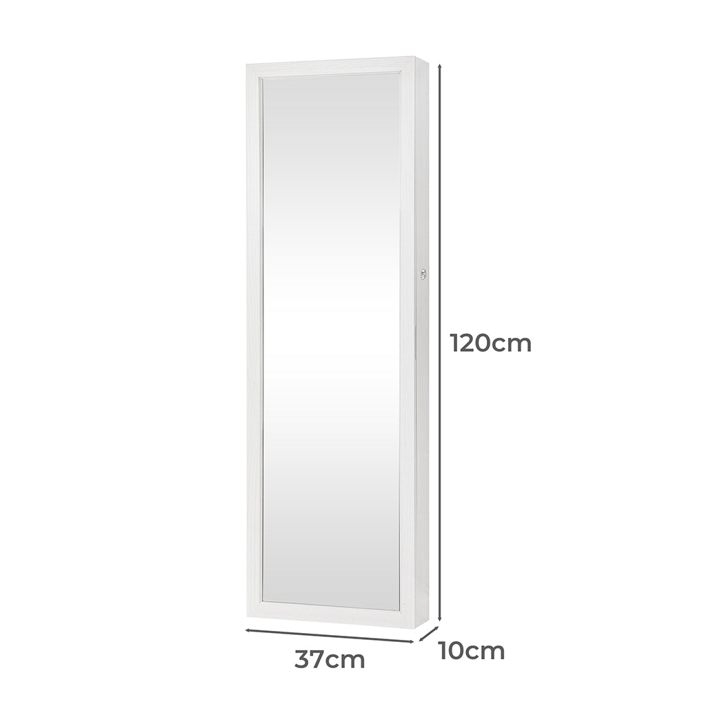 Premium Mirror Jewellery Cabinet LED  Sleek Modern Look Classic