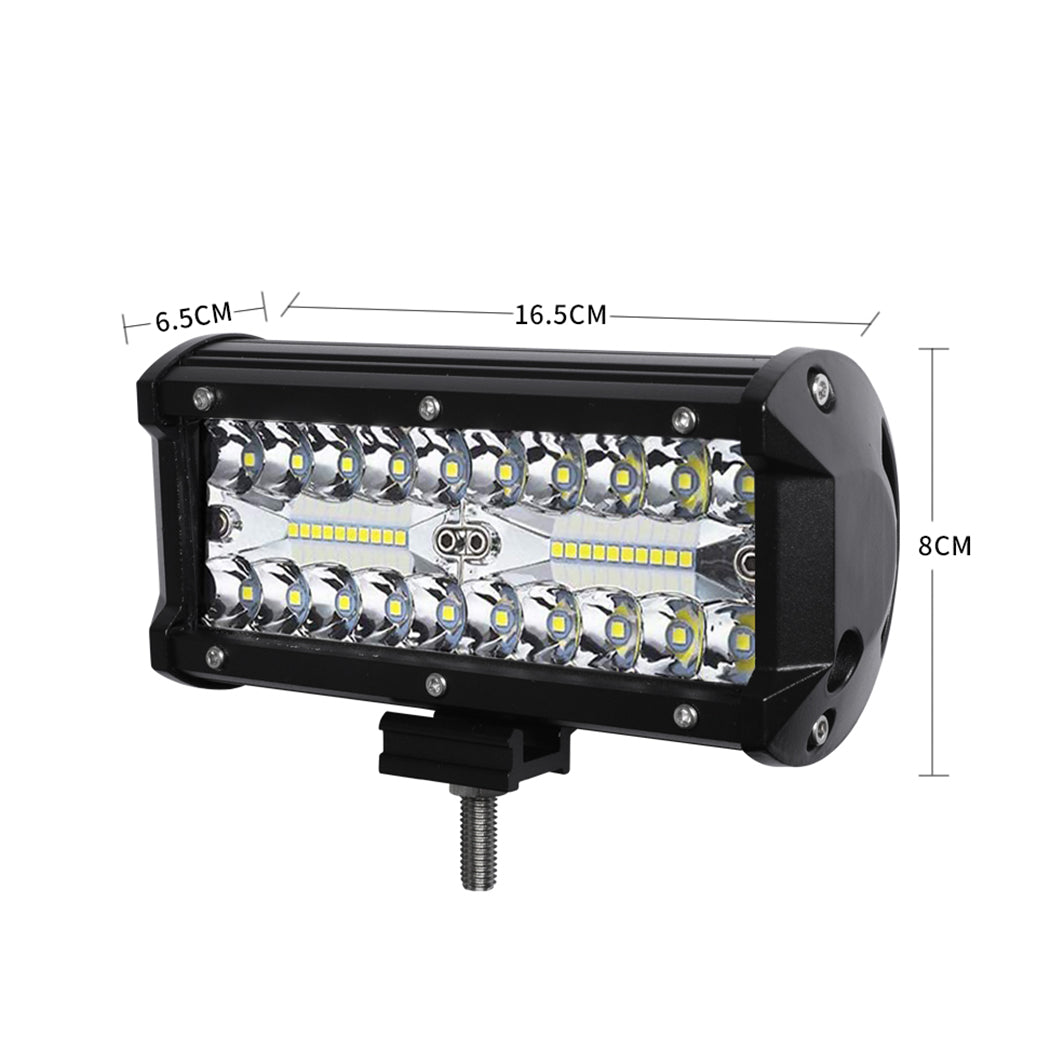 LED Light Bar Caravan Camping Spot Flood 6-Inch - 2 Pack