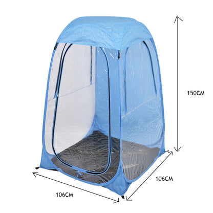 2x Pop Up Tent Camping Weather Blue