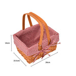 Picnic Basket Outdoor Baskets Deluxe