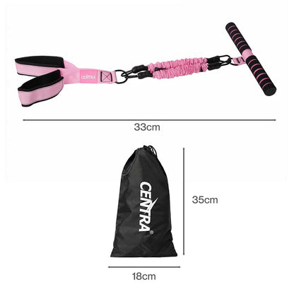 Resistance Bands Set Adjustable Pink 3x30cm