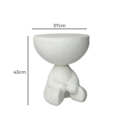 Coffee Tables - Unique Human Shape Bed Sofa Concrete Beige