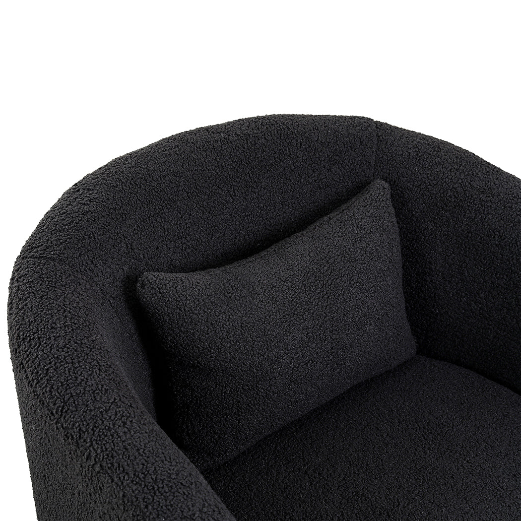 Versatile Fleece Rocking Chair  Easy Assembly Classic Durable