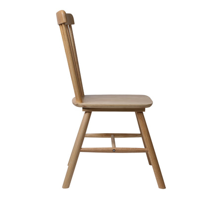 Contemporary 8x Dining Chairs Kitchen Windor Oak  Wood Finish