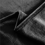 320GSM 220x240cm Ultra Soft Mink Black Queen