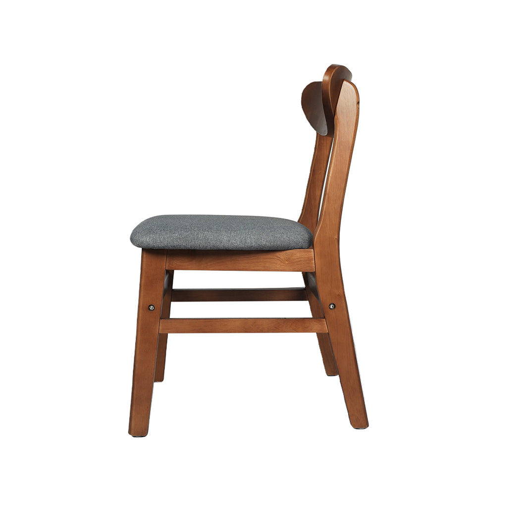 Premium 2xDining Chairs Kitchen Chair Brown 2Pack  Easy Assembly