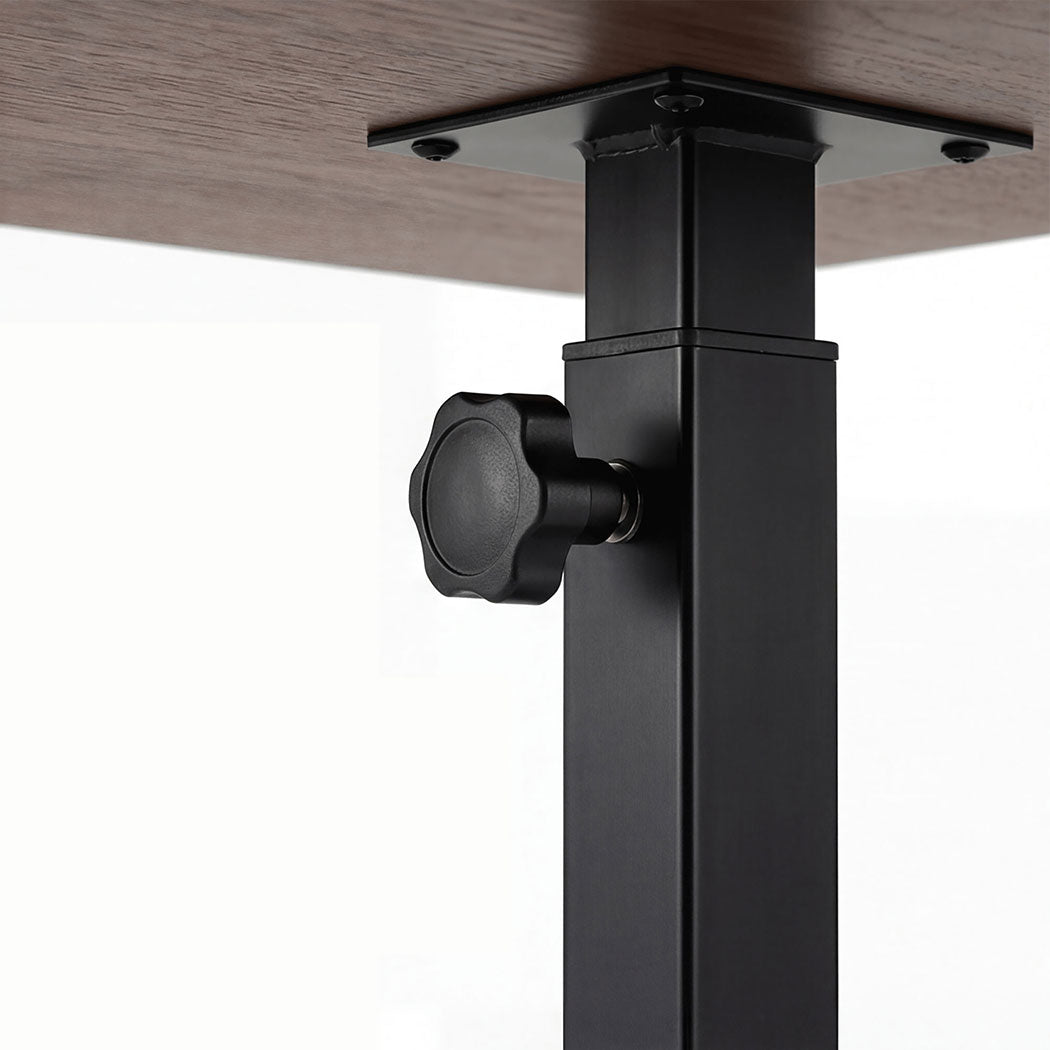 Levede C Shaped Side Table Height Adjustable Rolling 360° Swivel Top End Table