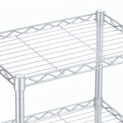 Shelving Unit 6 Tier Adjustable 42x32x161cm