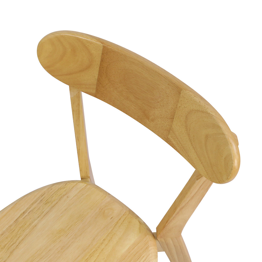 Functional 6x Dining Chairs Wooden Kitchen Chair  Scandi Inspired
