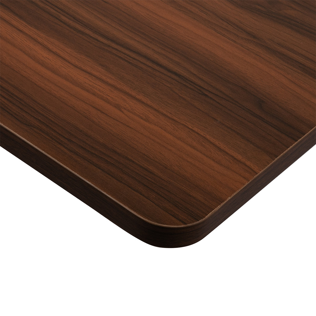 Contemporary Motorised Standing Desk Adjustable 120cm Walnut 800x