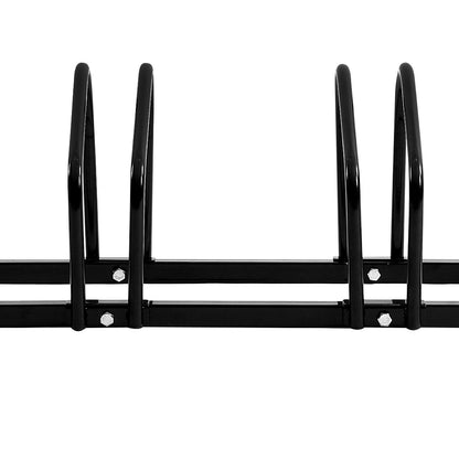 4 Bikes Stand Bicycle Bike Rack Floor