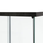 Cozy 164cm Glass Display Cabinet 2 Doors  Wood Finish Classic