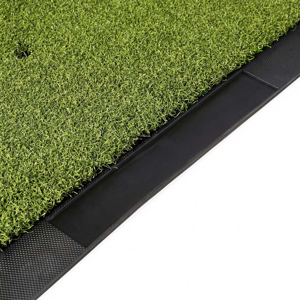 Golf Hitting Mat Dual Turf Green 74x41x5cm