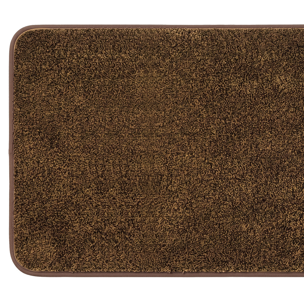 Non Slip Door Mat Brown 80x50x1cm
