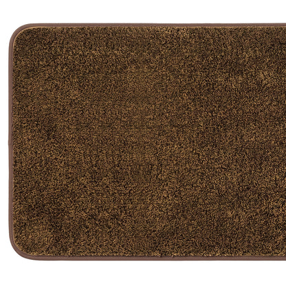 Non Slip Door Mat Brown 80x50x1cm