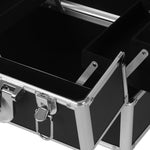 Professional Cosmetic Case Makeup Trolley Black