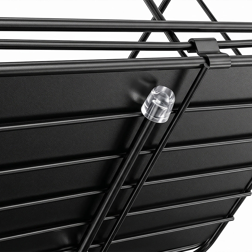 Pull Out Cabinet Organiser 2 Tier Kitchen | HomeAndLiving - 5