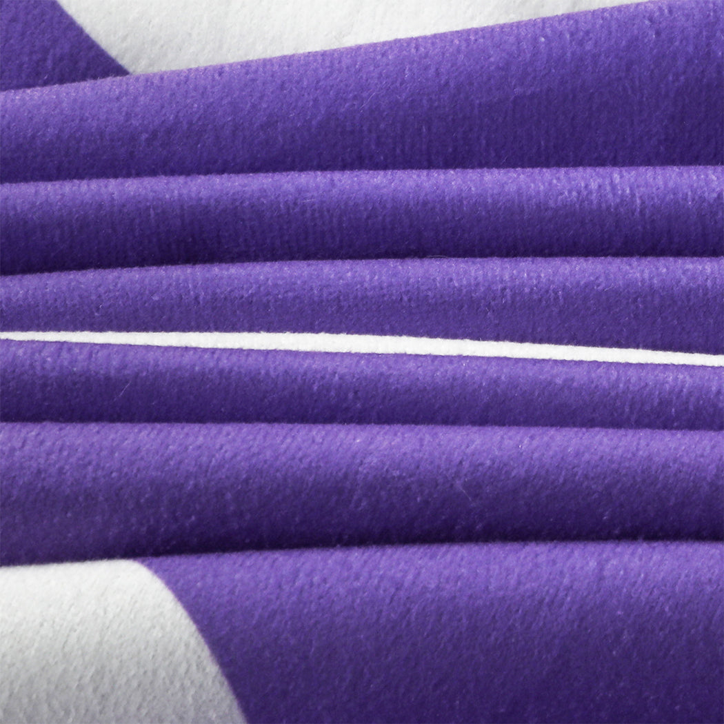 Versatile Foldable Mattress Kids Pillow Purple Medium  Space-Saving
