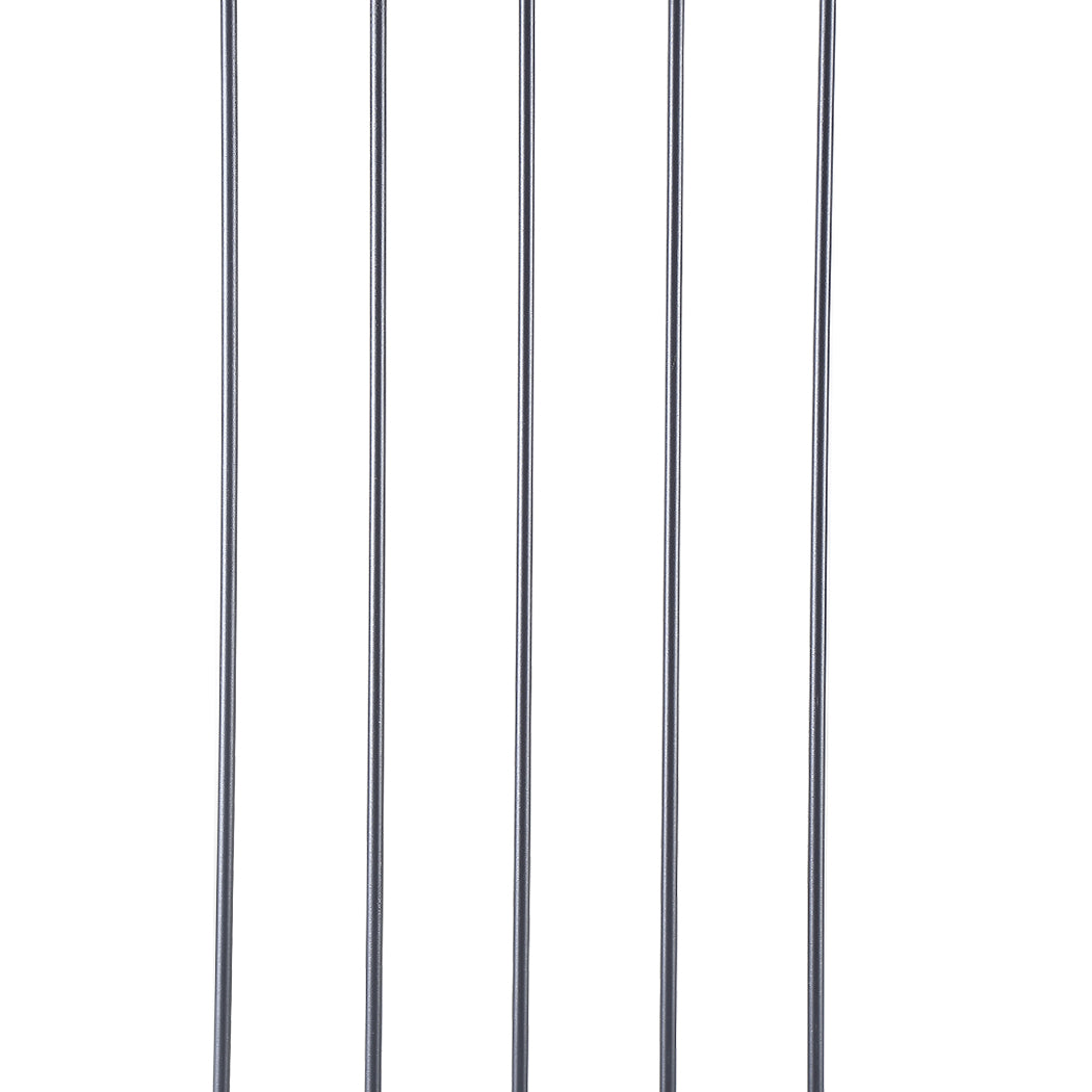 Baby Safety Gate Adjustable Pet Black 45cm Extension