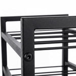 16 Bottle 4-Tier Metal Wine Rack Black | HomeAndLiving