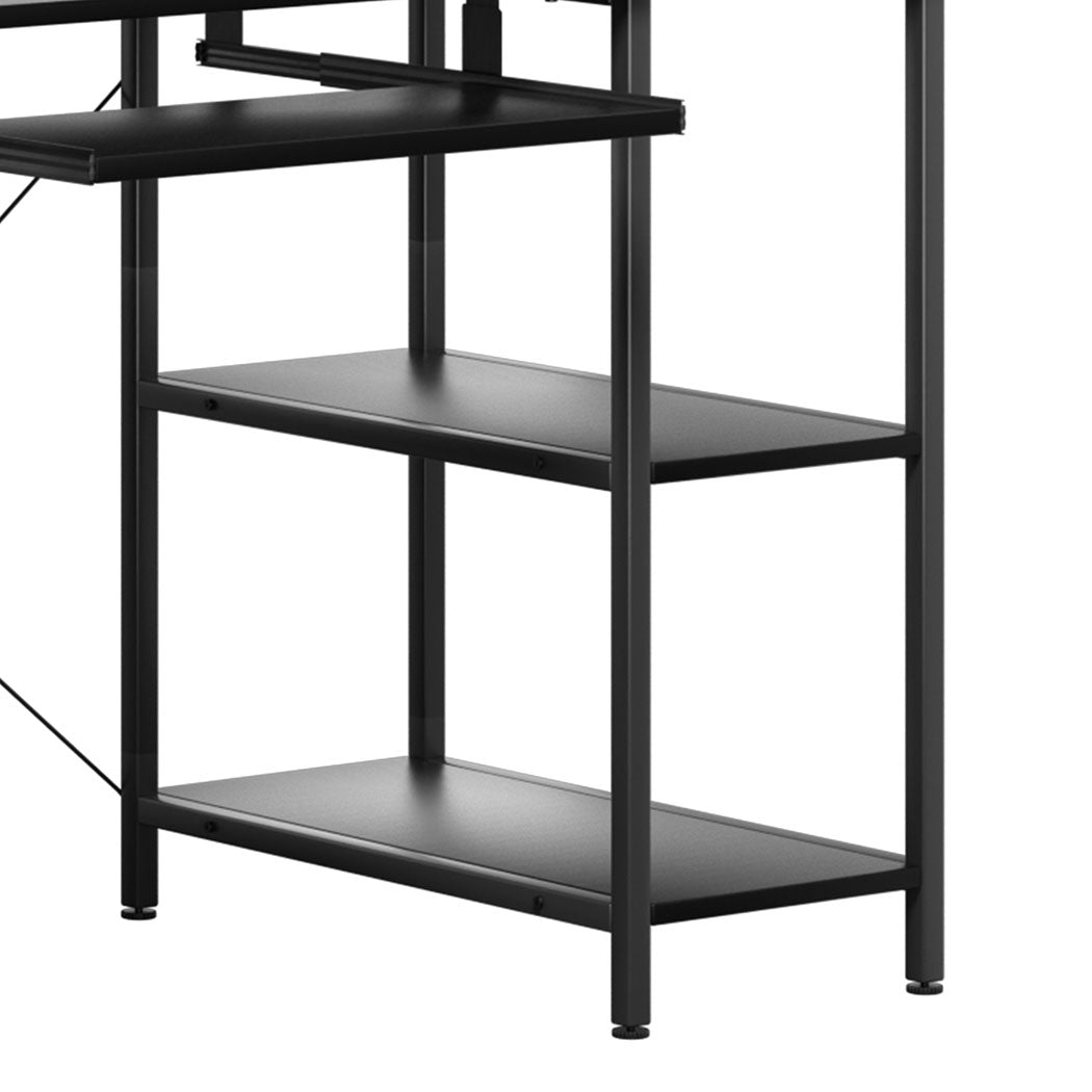Premium Office Gaming Computer Desk Black  Premium Quality Build