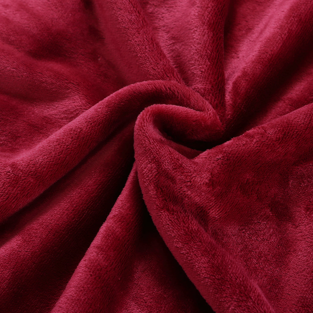 Blanket Hoodie Adult Sweatshirt Burgundy