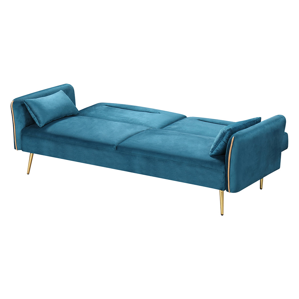 Versatile 3-Seater Sofa Bed Convertible  Adjustable Height Classic