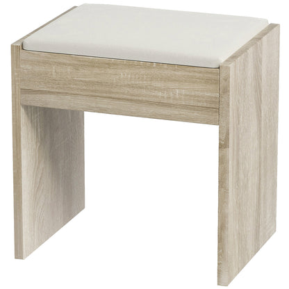 Luxury Dressing Table Stool Set Makeup Mirror Led  Durable Frame