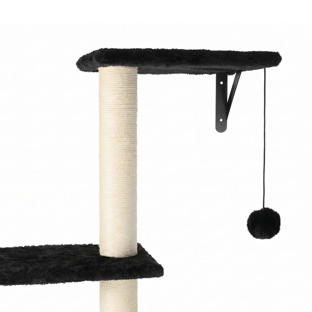 Cat Wall Shelves Modular Black 33x30x36cm