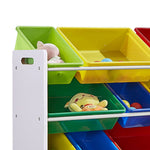 12Bins Kids Toy Box Bookshelf - Stylish