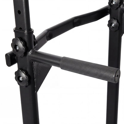 Centra Power Tower Pull Up Bar Dip Station Adjustable Home Gym 150kg Black