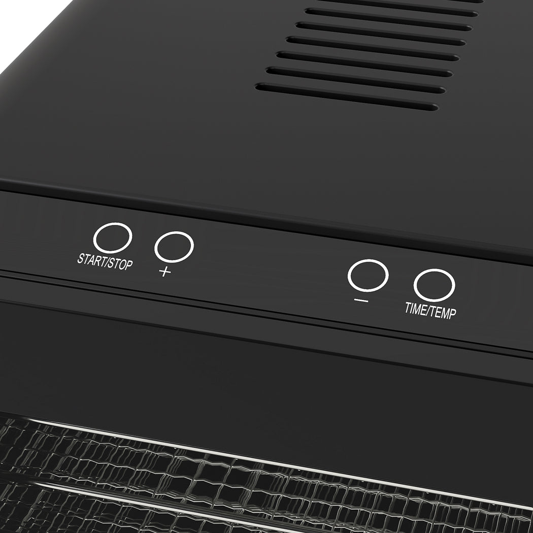 Food Dehydrator 6 Trays Black 42x33x29.5cm