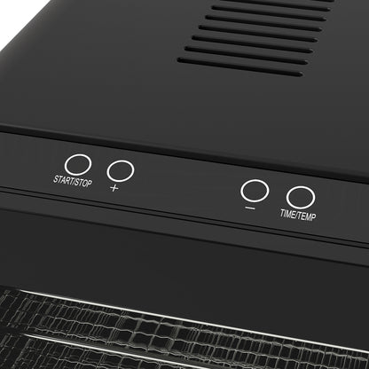 Food Dehydrator 6 Trays Black 42x33x29.5cm